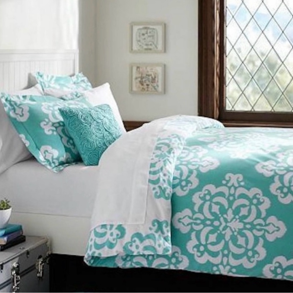 Pottery Barn full size duvet cover and matching sham